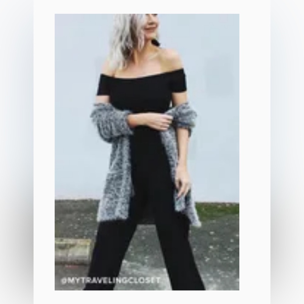Lulu’s Off the Shoulder Jumpsuit